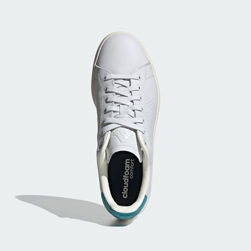 Image of adidas Men Leather Lace Up Tennis Shoe