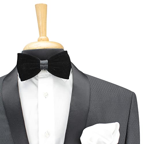 Image of PELUCHE Premium Black Bow tie for Men