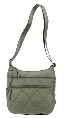Vera Bradley Ultralight Trio Zip Hipster Crossbody, Deep Lichen Green