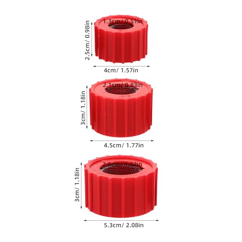 SOESFOUFU 3Pcs Tube Cleaner Deburrer: 1/2\" 3/4\" 1\" Copper Pipe Cleaning Brushes - Manual Deburring Tool - Tube Reamer & Chamfering for Plumbing Maintenance
