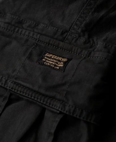 Superdry Para Hombre. M7011132A PantalóN Cargo Core Negro (32/32), Casual, AlgodóN - 7