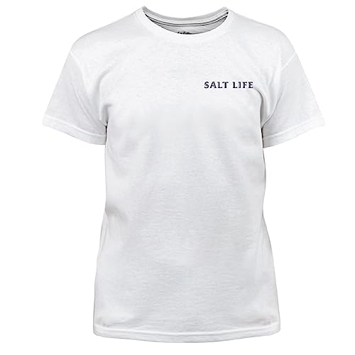 Salt Life Girls' Salty Honor Bones Short Sleeve Classic Fit Shirt2