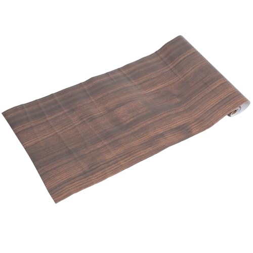 Papel autoadhesivo veta de madera marrón para renovar encimeras 2