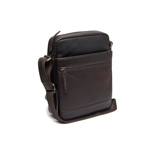 Bolso bandolera Anzora espacioso en marrón oscuro para organizar tu día