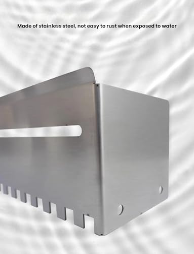 Truelle crantée réglable acier inoxydable outil pose carrelage sol