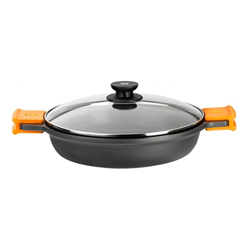 Bra Cazuela Baja Aluminio Fundido Con Tapa Efficient 24 Cm Induccion