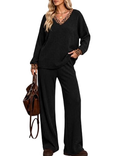 Sampeel Two Piece Sets for Women Lounge Set Fall Outfits Loungewear