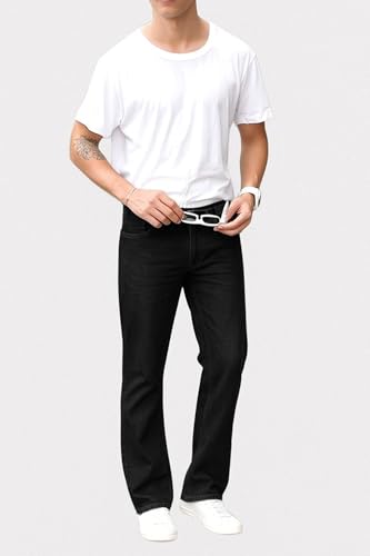 Image of Ben Martin Men's Smart Fit Stretchable Jeans || Mid-Rise Denim Pants with Whisker Wash || Premium Casual Wear Jean for Men || 5 Pocket Jean's for Men's (1)