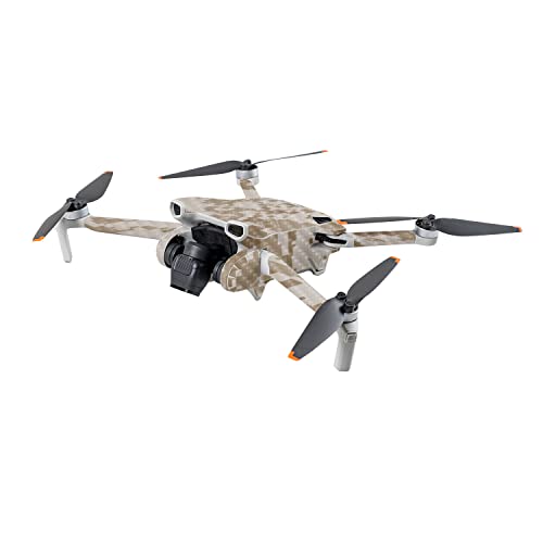 Image of MightySkins Carbon Fiber Skin Compatible with DJI Mini 3 - Desert Camo | Protective, Durable Textured Carbon Fiber Finish | Easy to Apply | Made in The USA