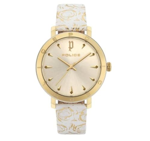 Montre Police quartz analogique en cuir pour sublimer vos tenues de bureau