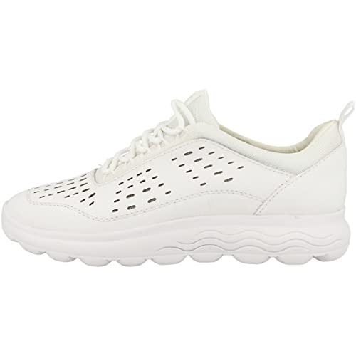 Geox Femme D Spherica Basket, Blanc, 37 EU