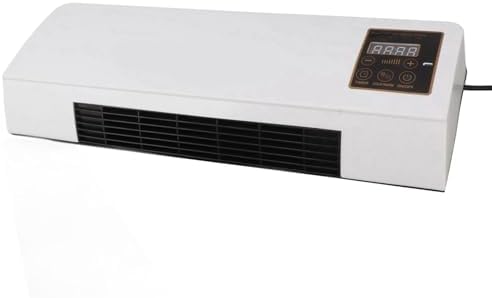 ZJchao Máquina de calefacción de pared de doble uso, aire acondicionado pequeño soplado altamente eficiente ventilador de aire natural y caliente