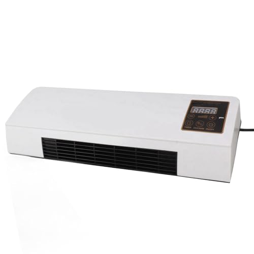 ZJchao Dual Use Wall Mounted Heating Machine, Small Air Conditioner Highly Efficient Blows Nature and Hot Air Fan Wide Angles Mobile Mini Air Conditioning Hot Fan for Bedroom Living Room Office