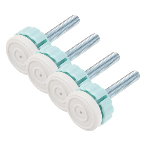MAJORMENCH 4 Tornillos Metálicos Pequeños para Puerta de Seguridad Infantil, Varillas Roscadas para Montaje a Presión, Accesorios para Barrera y Cancelas de Ñiño, Protección en Interiores