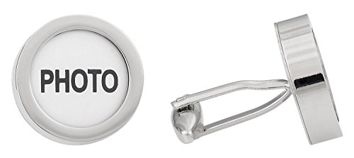 Gemelos con foto Cuff-Daddy para hombre con estuche miniatura 3