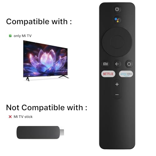 Image of ZdalaMit Original Mi TV Voice Remote Control with Bluetooth Voice Command, Compatible with Mi TVs bu Tu DOX