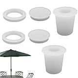 Genérico Anillo para Sombrilla de Jardín | 6 Piezas Tapa para Agujero De Sombrilla,Inserción para Parasoles En Agujeros De Mesa De 5-6.35 cm - para Playa Exterior Cafetería Jardín Muebles Accesorios