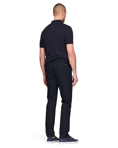 Image of Tommy Hilfiger Men's Casual Moisture Wicking Wrinkle Resistant Stretch Performance Pants in Straight Fit