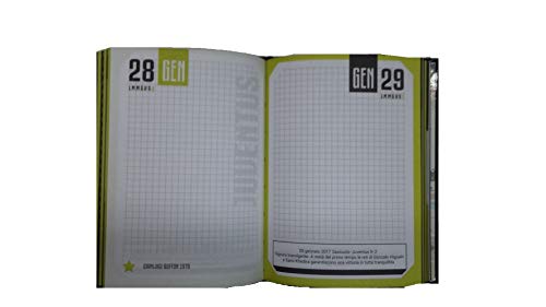 Diario Scuola Juve Stories Nero Non Datato 12 Mesi...