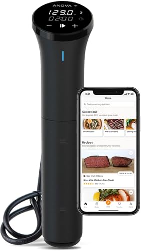 Anova Cuiseur de précision Nano 3.0 AN425-EU00, Precision Cooker, Sous Vide, WiFi, incl. prise type...