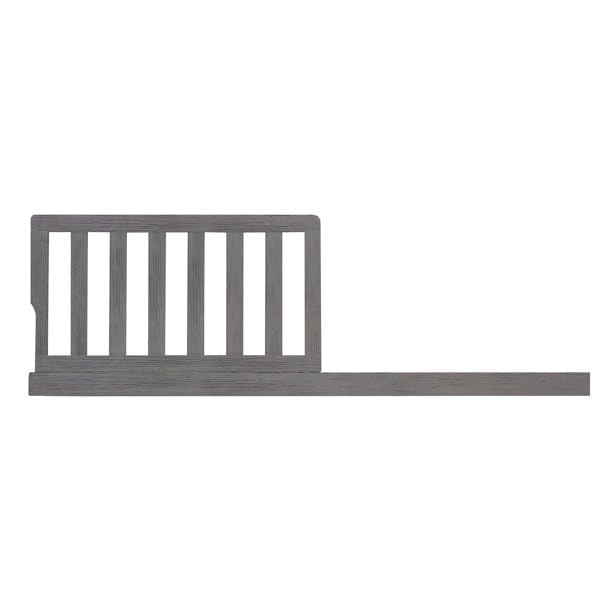 Image of Toddler Bed Safety Guard Rail for Evolur Baby Convertible Cribs - Solid Wood Rail for Convertible Crib to Toddler Bed Conversion - Safety Bed Rail for Children (Steel Grey, Model 846)