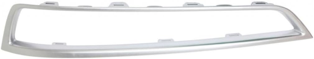 For Acura MDX 2010 2011 2012 2013 Bumper Cover Grille Molding Driver and Passenger Side | Pair | Front | Made Of Plastic | Replacement For AC1038111, AC1039111 | 615343558363, 615343948515