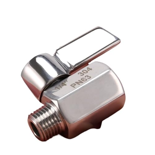 Mini vanne inox 304 premium quart de tour 1/4 NPT - 7