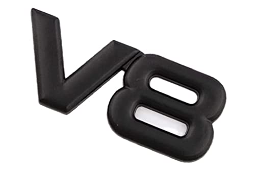 Image of 2X V8 Letters Emblem Car Side Fender Rear Trunk Emblem Badge Tailgate Sticker Decals