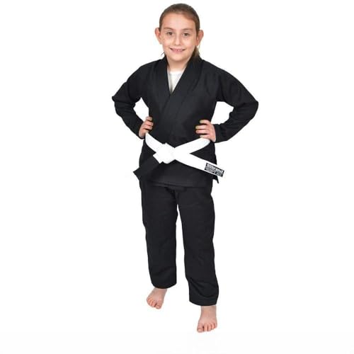 93Brand Standard Issue V1.2 Children's Gi - Black (M1)