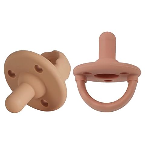Schnuller 2er-Pack, Baby Soft Silicone Schnuller Cover