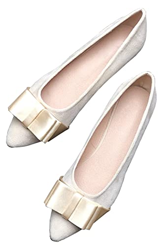 TN TANGNEST Ballets Flats for Women Pointy Toe Soft Comfortable Ballerina Flat Shoes Dressy Single Shoes