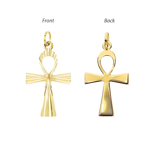 Cruz Egipcia Ankh Oro 14 Quilates Colgante Unisex