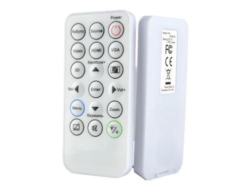 azurano Fernbedienung kompatibel zu OPTOMA SP.8VH02GC01 IR29033, für DAESSGN DS344 DS346 DW346 DX345 DX346 H112e H182X S310e S315 S316 W310 W312 W316 X312 X315 X316, Ersetzt auch INFOCUS INA-REMPJ001