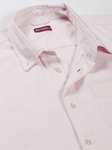 Image of Thomas Scott Men's | Solid | Full Sleeve | Slim Fit | 100% Cotton | Spread Collar | Casual Shirt