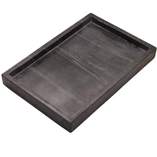 KC KULLICRAFT Natural Black Marble Tray for Bathroom | Kitchen ...
