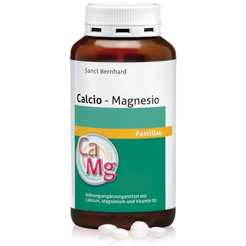 Calcio-Magnesio - 400 Pastillas | Nutrientes esenciales para los huesos, contiene también Vitamina D3 para mejorar absorción