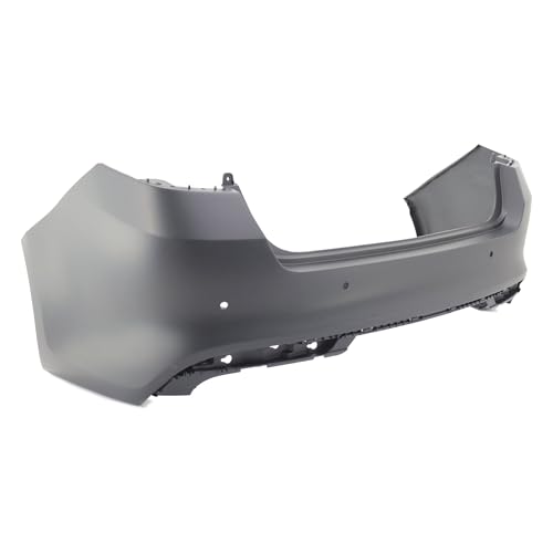 Image of FitParts Compatible with Kia Optima 2016-2018 Rear Bumper Cover | Primed, With Parking Sensor Holes, Sedan, Ready to Paint, OEM 86610D5020, KI1100205