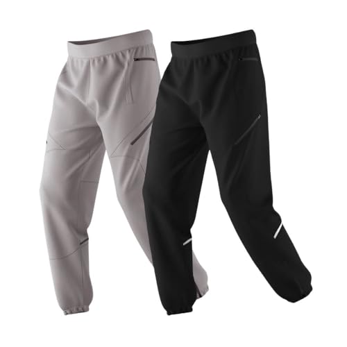 Image of NOBERO Men's Oversized Travel Joggers | Loose Fit | Baggy Relaxed Fit Joggers for Travel
