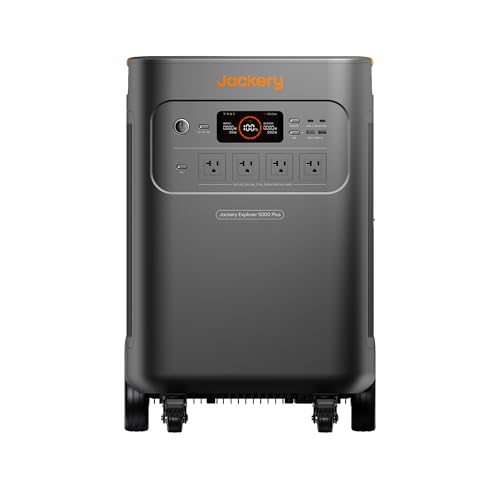 Jackery Explorer 5000 Plus Portable Power Station, 5000Wh LiFePO4 Battery,