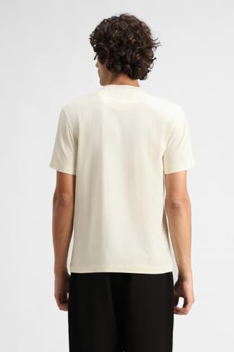 Image of SNITCH Men's T-Shirt | Regular Fit Graphic Print Half Sleeve Crew Neck | Lightweight Breathable Cotton Blend Stretch Fabric for Summer Casual Wear & Everyday Style