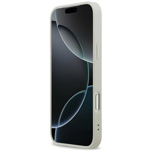 Coque de protection iPhone 17 Pro Max DKNY chic à rayures chic beige - 5