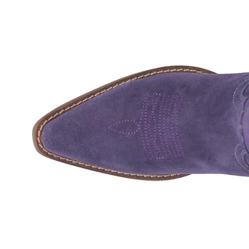 Image of Dingo Womens Out West Embroidered Snip Toe Casual Boots Mid Calf Mid Heel 2-3 inch