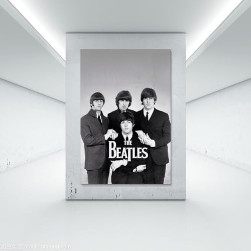 LUISAS Poster décoratif sur toile The Beatles – Impression sur toile moderne pour chambre à coucher – 30 x 45 cm - Les Beatles, Paul McCartney, John Lennon, RIngo Starr, George Harrison LUISAS Poster décoratif sur toile The Beatles - Impression sur toile moderne pour chambre à coucher - 30 x 45 cm – Image 8