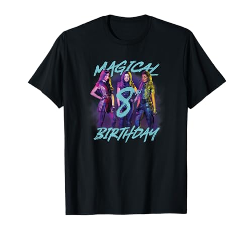 T-shirt Descendants 3 Disney pour anniversaire 8 ans imprimé