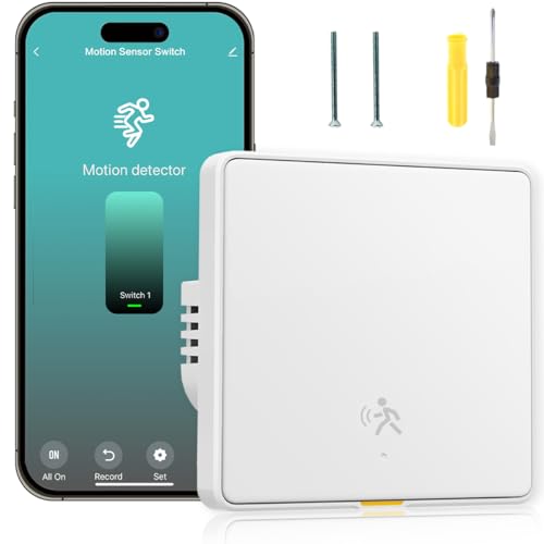 Interrupteur intelligent Zigbee pas de neutre requis commande domotique gris CA 110-240V