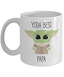 WilsonGifts Best Papa Ever - Yoda Best Papa Mug - Best Papa Gift - Gift For Papa - Papa Birthday...