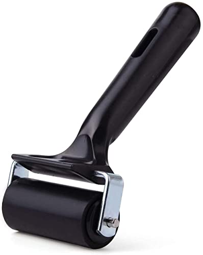 Image of deziine�.Fx 1PCS Rubber Roller Brayer Rollers, 2 inch Glue Roller Black Handle for Ink Paint Block Stamping, Printmaking Wallpaper Arts Crafts(Color wil be send as per availlibility)