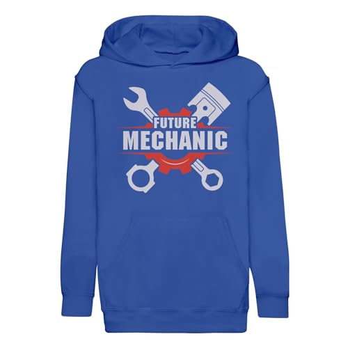 Sweat à capuche enfant futur mécanicien le pull premium passion automobile