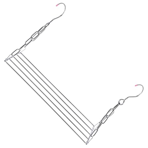 PERSELOSO y de Espacio de Acero Inoxidable para Zapatos y Calcetines Estructura en Espiral, Resistente al Viento para