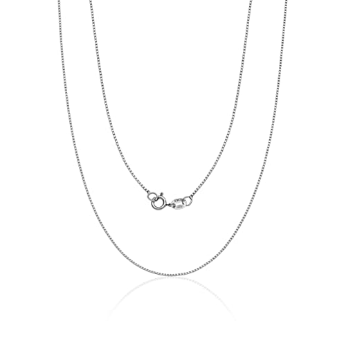 Chaîne maille vénitienne argent 925 anti-noircissement collier robuste 1mm - 3